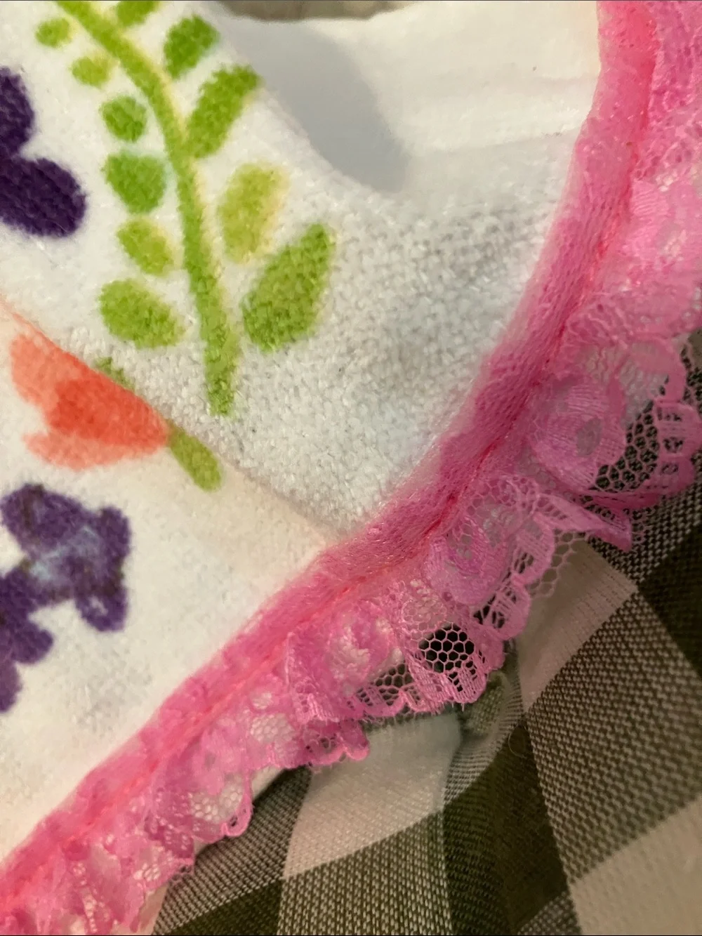 Lovely Handmade Crocheted Bunny 🐰 Towel! Brand new!